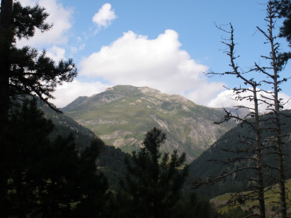 Vista desde la pista de regreso