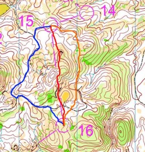 Rutas del trazado del tercer clasificado