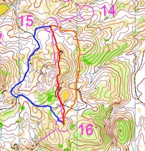 Rutas del trazado del tercer clasificado