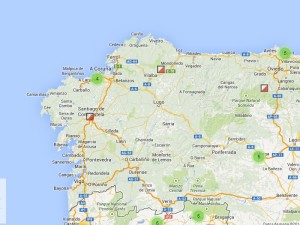Mapas de orientación en Galicia