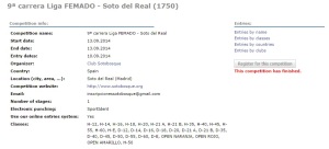 inscripciones sotobosque