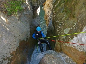 Rapel en el barranco Formiga